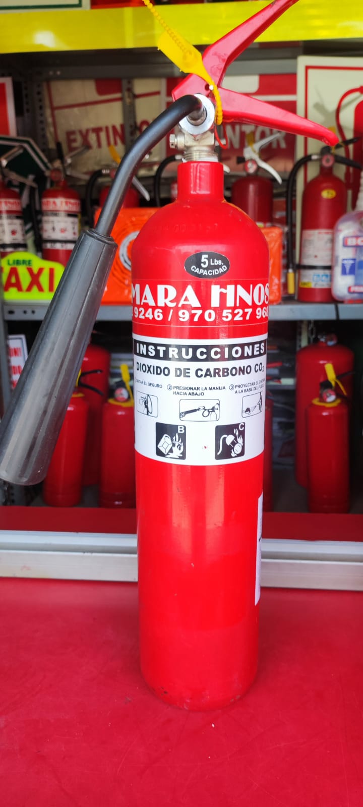 VENTA DE EXTINTOR CO2 5LB